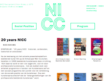 Tablet Screenshot of nicc.be